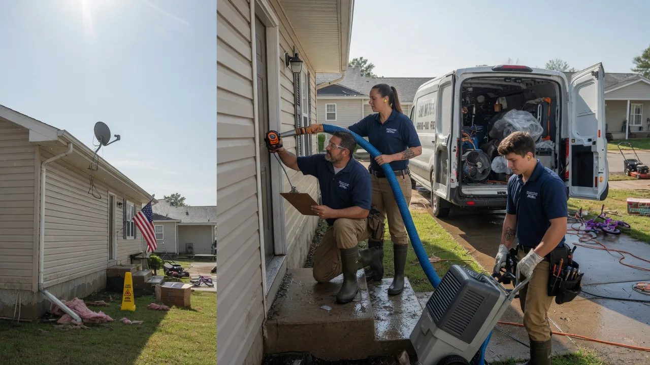 Ceiling Water Damage Restoration in Alpine, WY near me